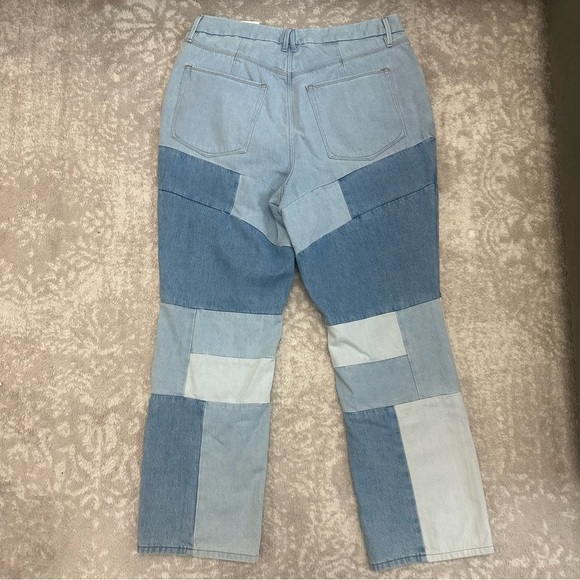 NEW Good American Good ‘90s Jeans Redesign | Patchwork Streetwear Denim - Picture 6 of 12
